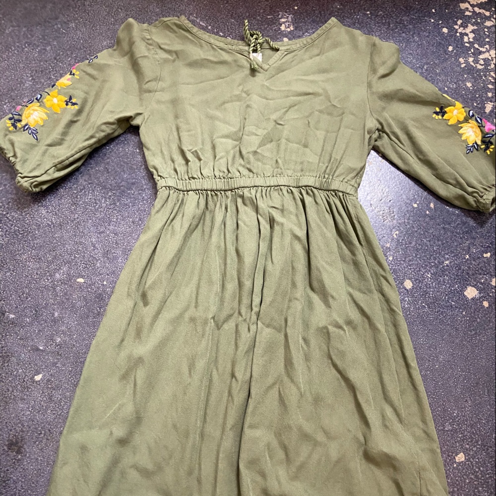 Army green dress
